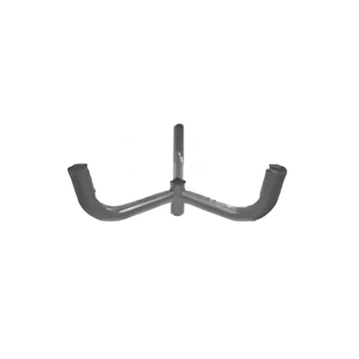 Euri Lighting Triple Spoke Vertical Bracket Tenon Adaptor, 120°, Fits 2-3/8" O.D. Tenon, Steel