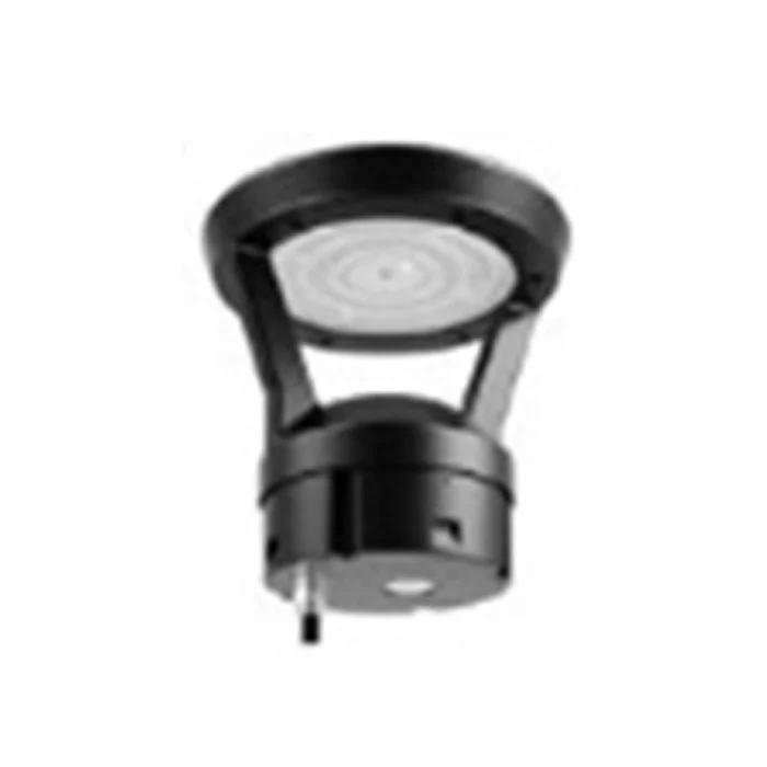 Euri Lighting Y Bollard Head, 24W|19W|14W, 3000K|4000K|5000K, 120-277V, Type V, Black