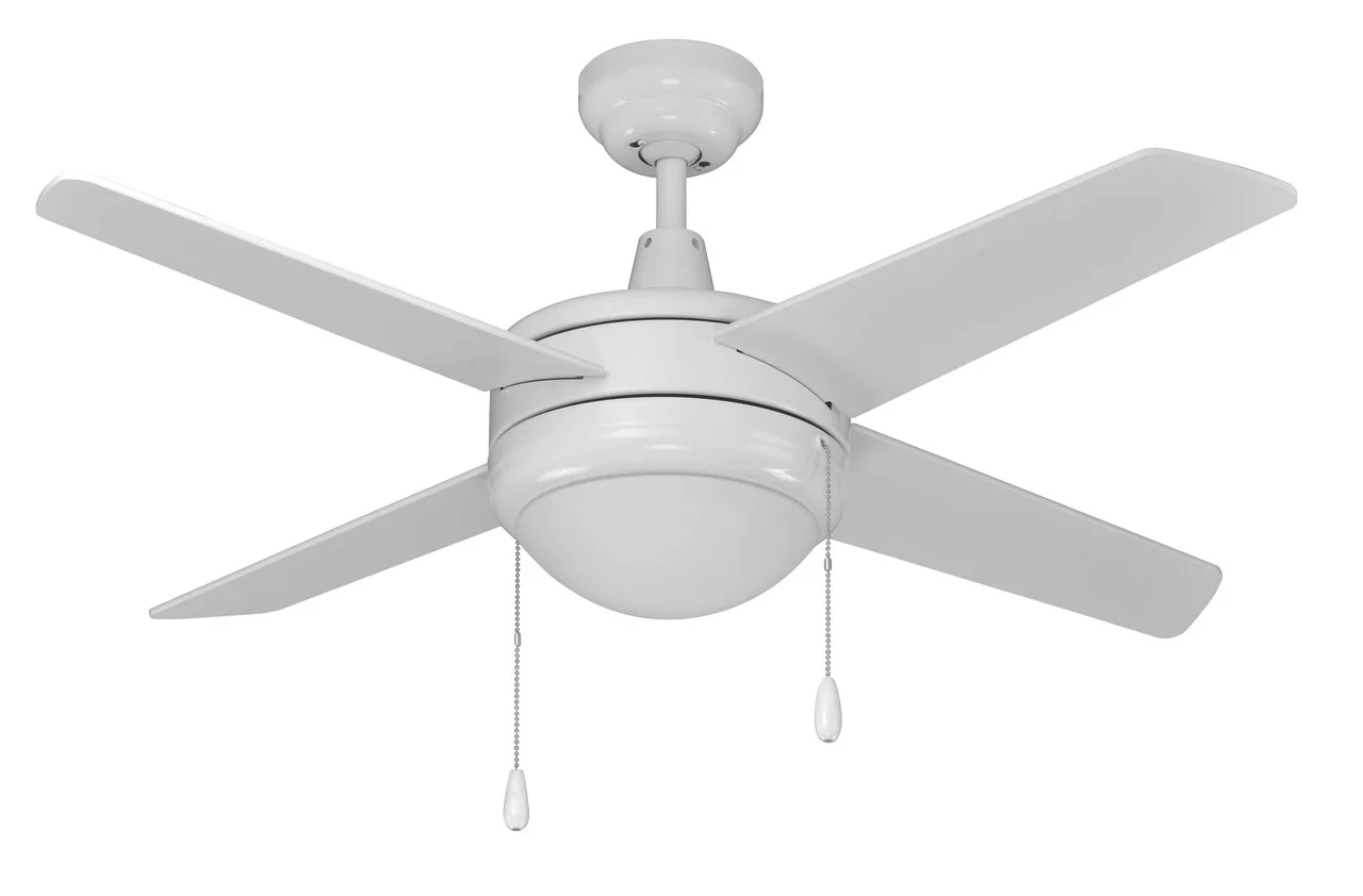Europa II 1041LED Ceiling Fan, 4-Blade, 44" Sweep, Integrated LED Light Kit, 16W, 3000K, 90 CRI, 120V
