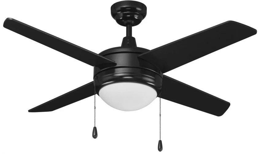Europa II Ceiling Fan, 4-Blade, 44" Sweep, E26 Socket Base, LED Light Kit Included, 120V - view 2