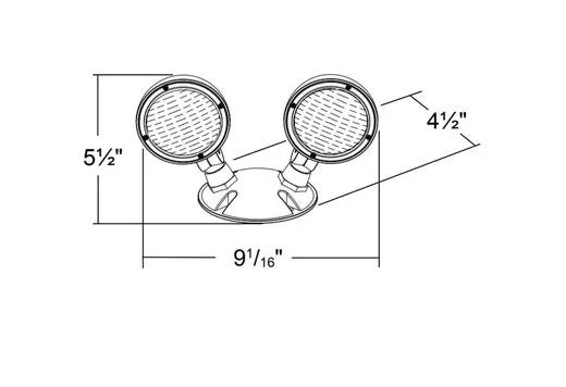 Evade Double Remote Outdoor Round Head - view 2