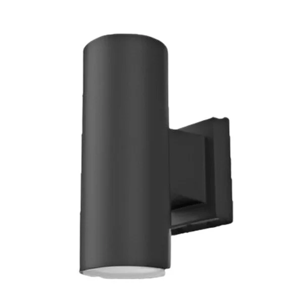 EXCYL Wall Mount Cylinder, 4" Medium Light Engine, Direct, Selectable 2200lm|1800lm|1400lm, 80+ CRI, Clear Finish Ref...