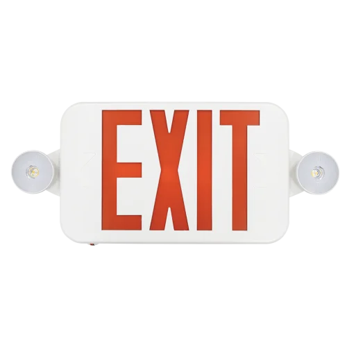 Exit/Emergency LED Combo Sign, Dual Face, 2W, 120-277V - view 2