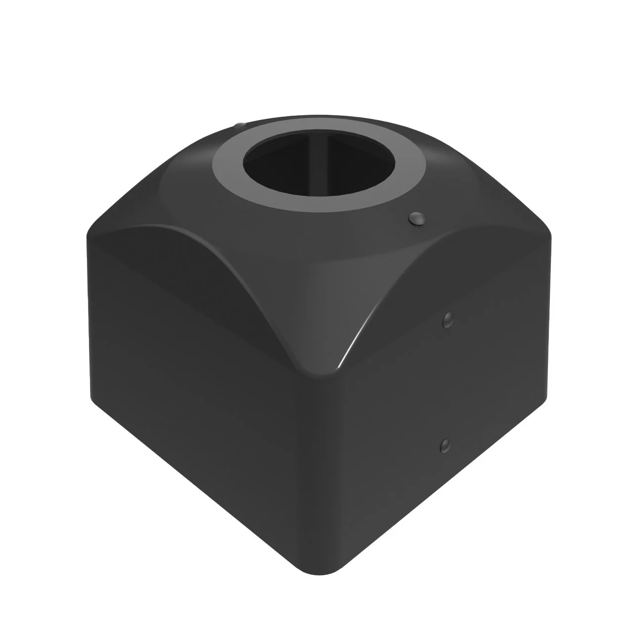 Extra Large Light Pole Base Cover, For Round Poles, ABS, Self-Locking