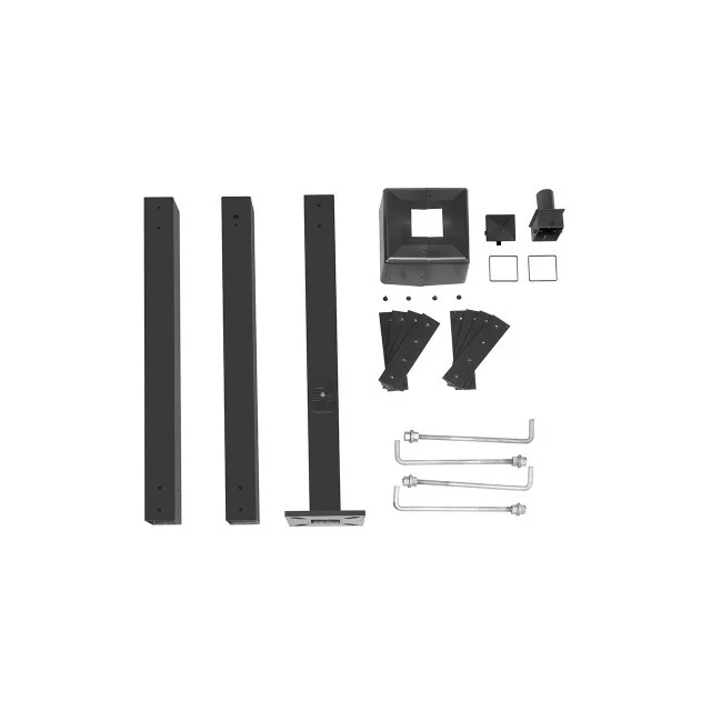 EZ Sectional Steel Light Pole, 12', 4" Square, 11 Gauge