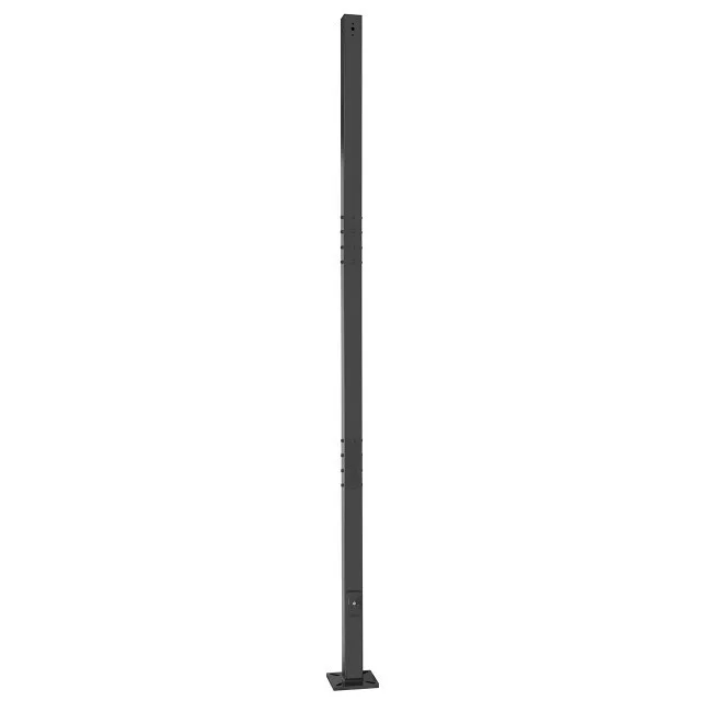 EZ Sectional Steel Light Pole, 12', 4" Square, 11 Gauge - view 2