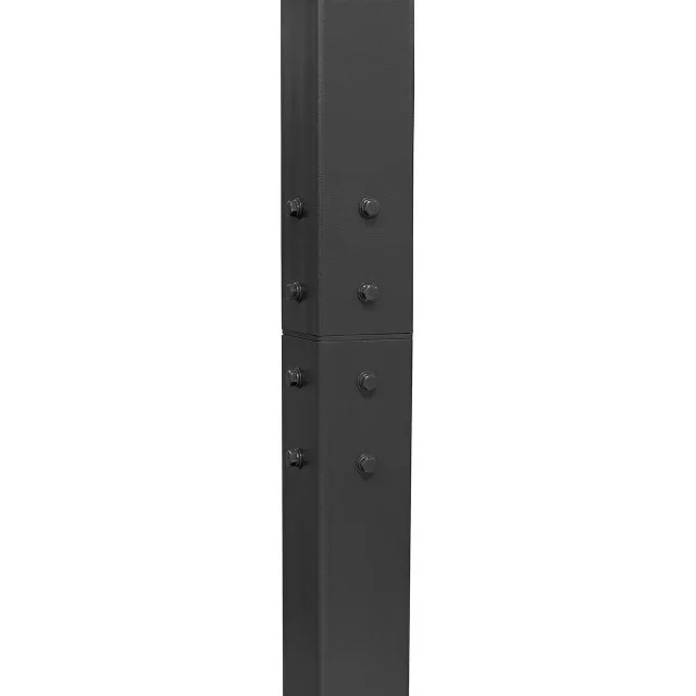20' EZ Sectional Steel Light Pole, 4" Wide, 11 Gauge, Square, 4' Segments - view 4