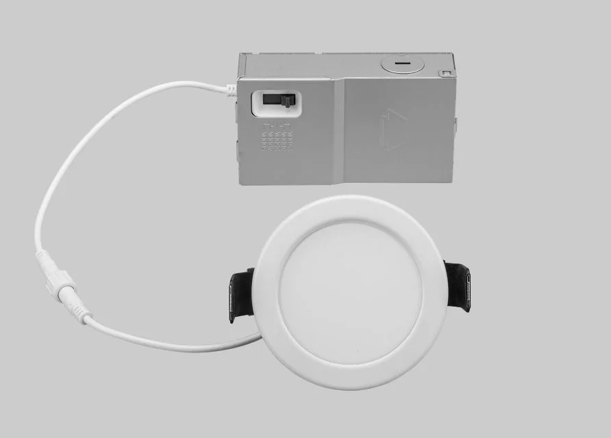 Fire Rated 3in Circular LED Slim Wafer Downlight | Color Select | 6.5W | 2700 / 3000 / 3500 / 4000 / 5000K | 90CRI | 120