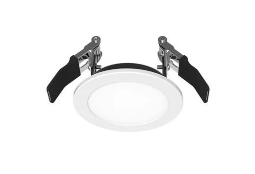 Fire Rated 3in Slim Downlight, Color Selectable, 6.5W, 550 Lumen, Smooth Trim, 120V, Triac Dimmable - view 2