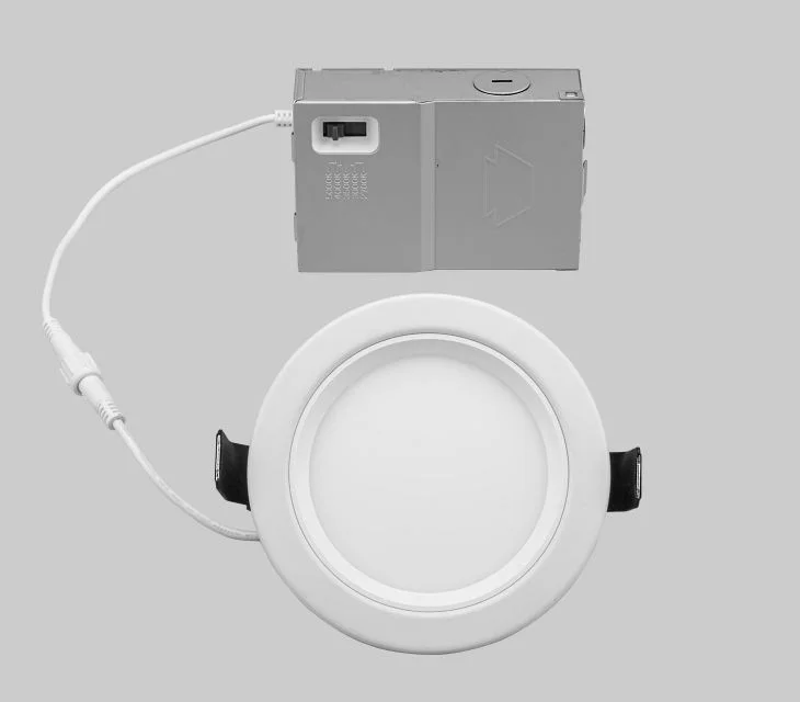 Fire Rated 4in Circular LED Slim Wafer Downlight | Color Select | 11W | 2700 / 3000 / 3500 / 4000 / 5000K | 90CRI | 120V