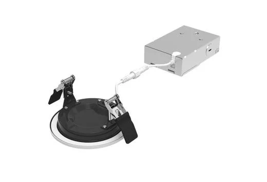 Fire Rated 4in Slim Downlight, Color Selectable, Baffle Trim, 120V Triac Dimmable - view 3