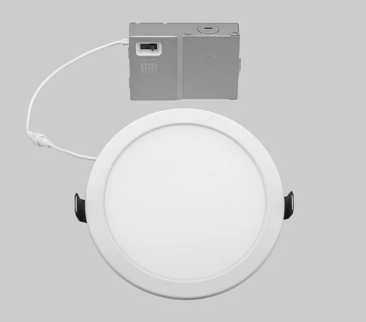 Fire Rated 6in Circular LED Slim Wafer Downlight | Color Select | 15W | 2700 / 3000 / 3500 / 4000 / 5000K | 90CRI | 120V
