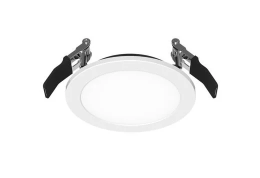 Fire Rated 8in Slim Downlight, Color Selectable, 19W, 1600 Lumen, Baffle Trim, 120V Triac Dimmable - view 2