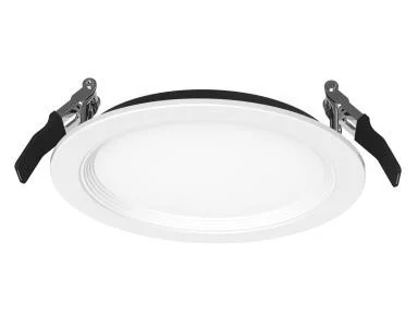 Fire Rated Slim Downlight Baffle Round 6", 120-277V, 0-10V dimming, 15W, 2700/3000/3500/4000/5000K, White, TAA Compliant
