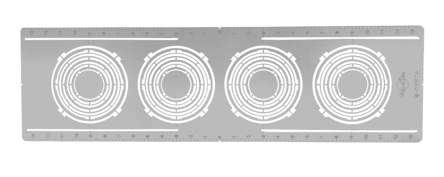 Flat Multi Hole 6" On-Center NC Plate 7 Sizes