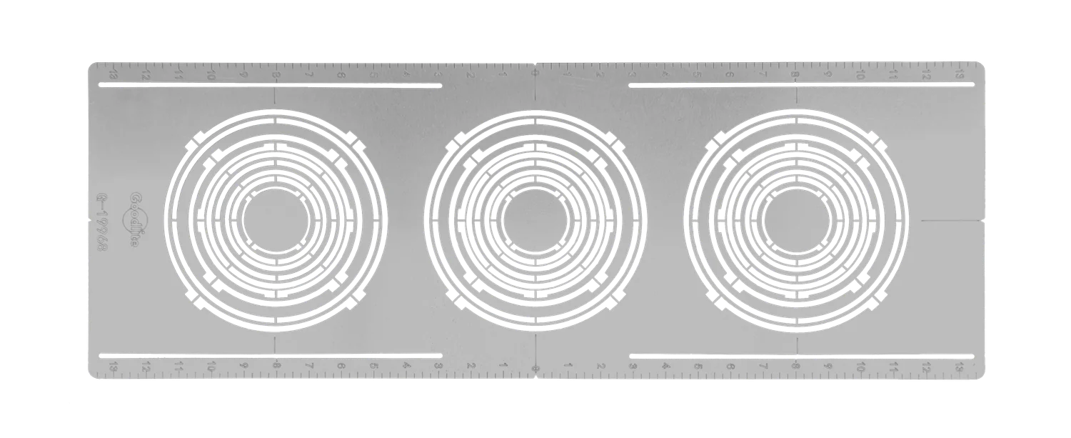 Flat Multi Hole 8" On-Center NC Plate 9 Sizes