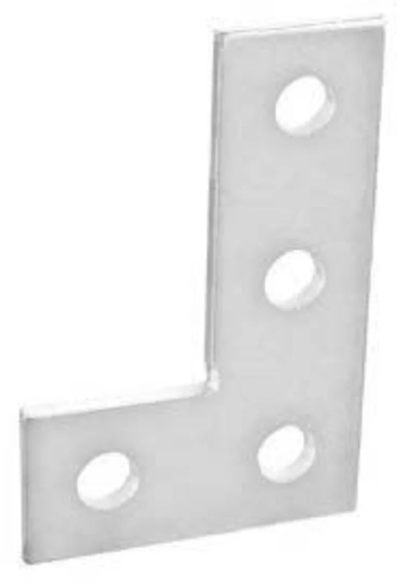 Garvin Industries Flat Splice Plates, 4-Hole Corner