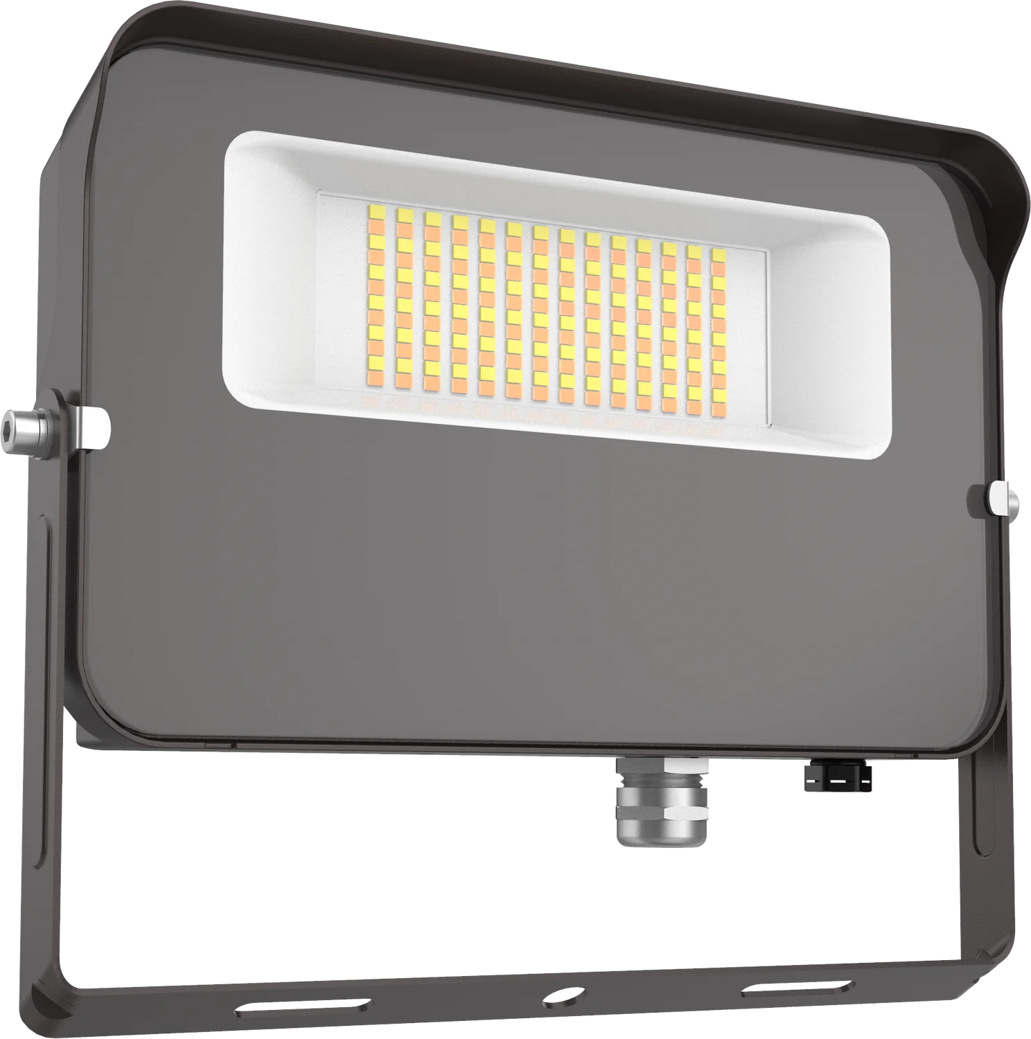Flood Light, 100W, Selectable CCT, Yoke Mount, Photocell