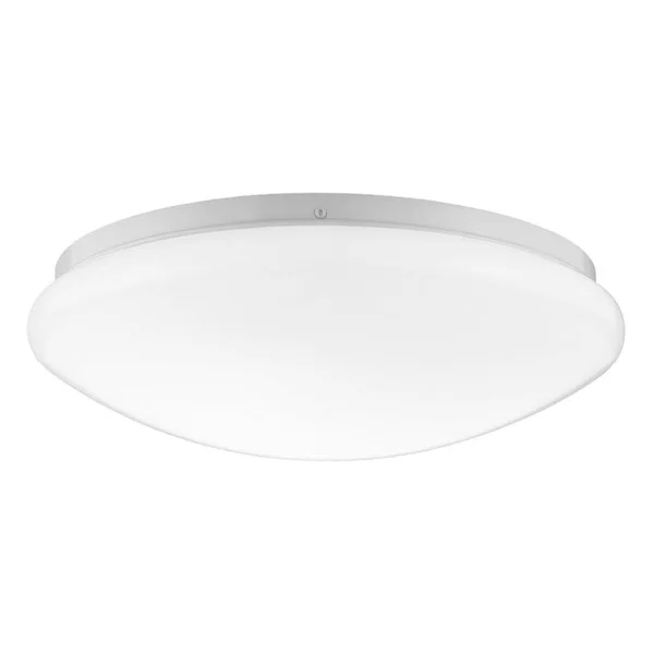 Flushmount Mushroom Fixture, 11", Color Selectable 2700K/3000K/3500K/4000K/5000K, White, 120V, Microwave Motion Sensor