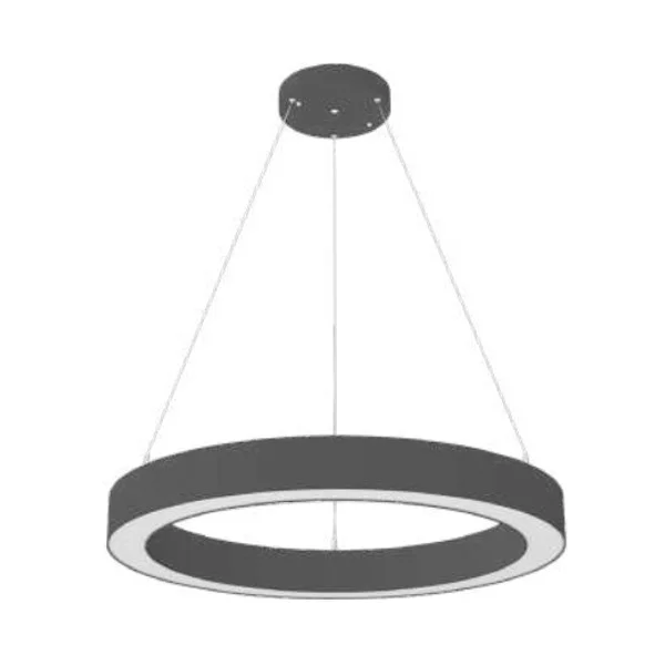 Full Circle Chandelier, 10ft, Up & Down Ratio Adjustable, Canopy & Cable, 48”, 80W/90W/100W, 100LM/W, 30K/35K/40K/50K...