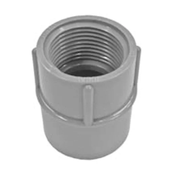 Garvin Industries 1030A, 5" PVC Female Adapter, Threaded and Solvent Weld Ends