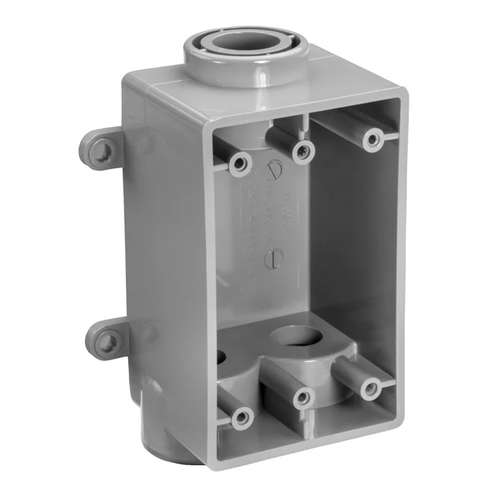 Garvin Industries 1301TZ, 1/2" PVC Weatherproof Box, Type FSCC, Three Hubs