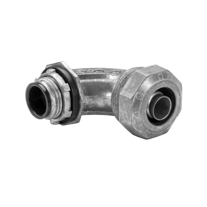 Garvin Industries, 1" 90 Degree Liquidtight Connector, Insulated Throat, Zinc Die Cast - view 2