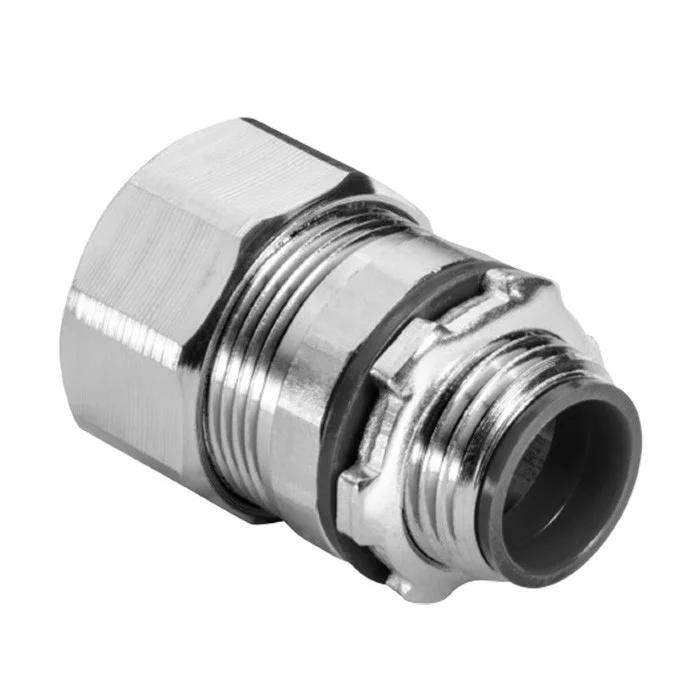 Garvin Industries 1" RGD Raintight Compression Connector, Insulated Throat, Steel