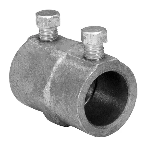Garvin Industries 1" Rigid Set Screw Coupling, Malleable Iron, Hot Dip Galvanized