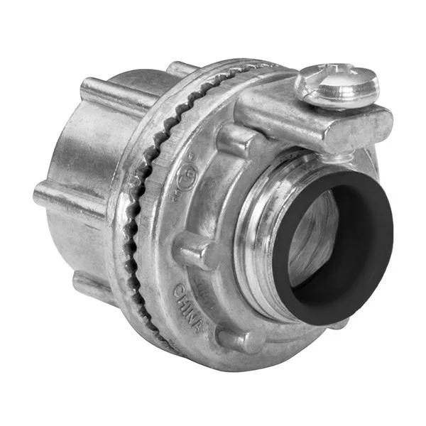 Garvin Industries 1" Watertight Hub with Bonding Screw, Zinc Die Cast, Raintight, Oiltight, Dust Tight