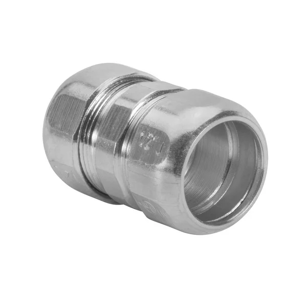 Garvin Industries 1" Rigid Coupling, Compression Type, Steel, Zinc Plated