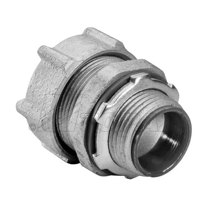 Garvin Industries 262MIRT, 3/4" Rigid Raintight Compression Connector, Insulated Throat, Threadless, Iron