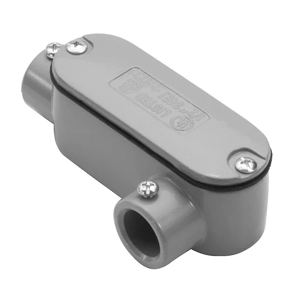 Garvin Industries 2" EMT LL Conduit Body, Set Screw, With Cover and Gasket, Copper-Free Aluminum