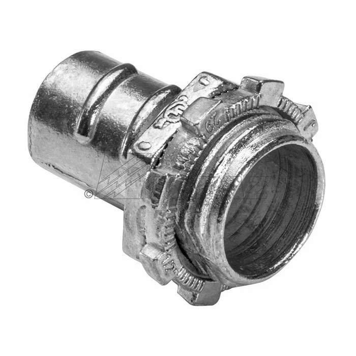 Garvin Industries 2" Screw-In Flex Connector, Zinc Die Cast