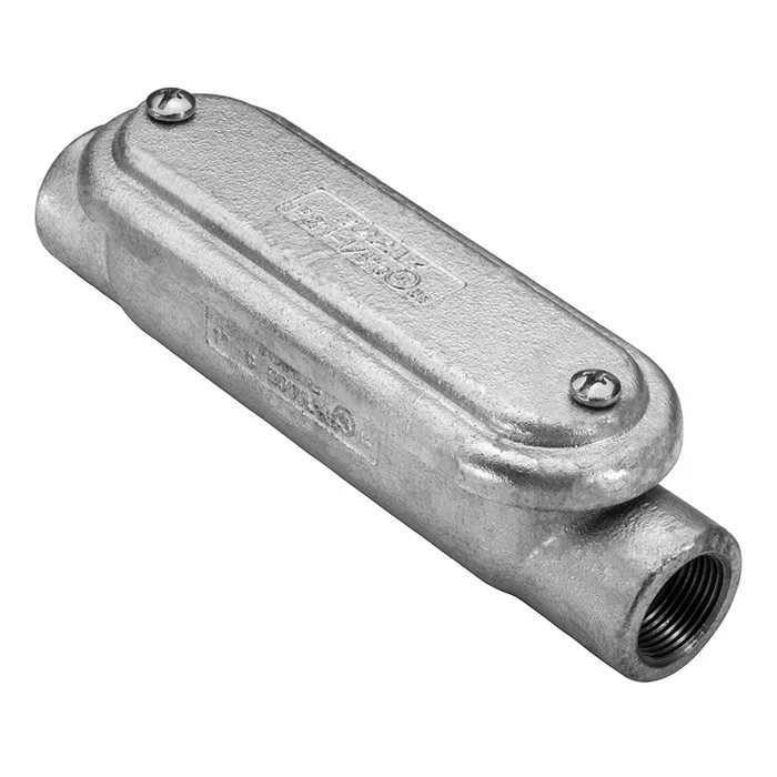 Garvin Industries 3-1/2" Mogul C Body Conduit Body with Cover and Gasket, Malleable Iron, Hot-Dip Galvanized