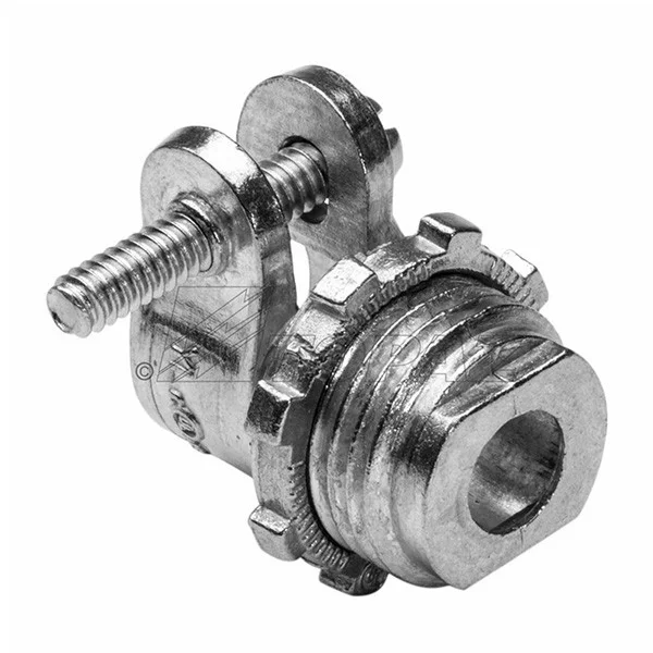 Garvin Industries 3-1/2" Squeeze Type Straight Flexible Conduit Connector, Insulated Throat