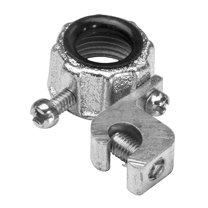 Garvin Industries 2" Malleable Iron Grounding Bushing with Aluminum Lay-In Lug, 14-1/0 AWG, Model 336AM