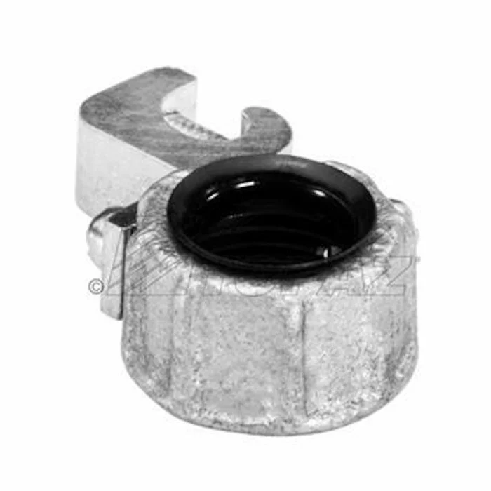 Garvin Industries 340MHDG, 4" Rigid/IMC Conduit Bushing, Hot Dip Galvanized, Aluminum Lug, Flame Retardant Liner