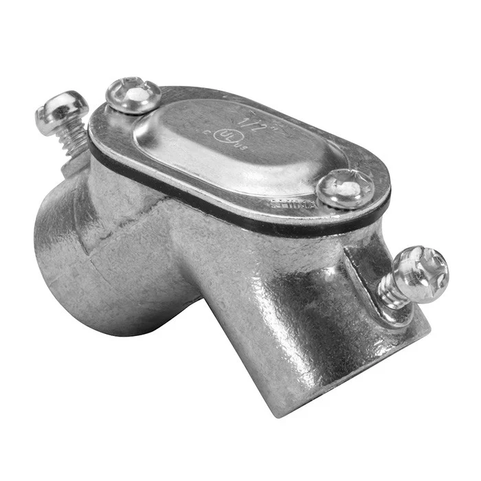 Garvin Industries 383, 1" EMT to EMT Pull Elbow, Zinc Die Cast, Removable Cover