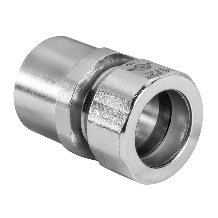 Garvin Industries 393C, 1" Rigid/IMC to EMT Compression Combo Coupling, Steel, Zinc Plated