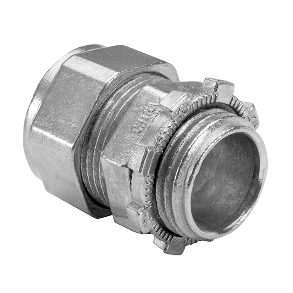 Garvin Industries 3" EMT Compression Connector, Concrete Tight, Zinc Die Cast, Insulated Throat