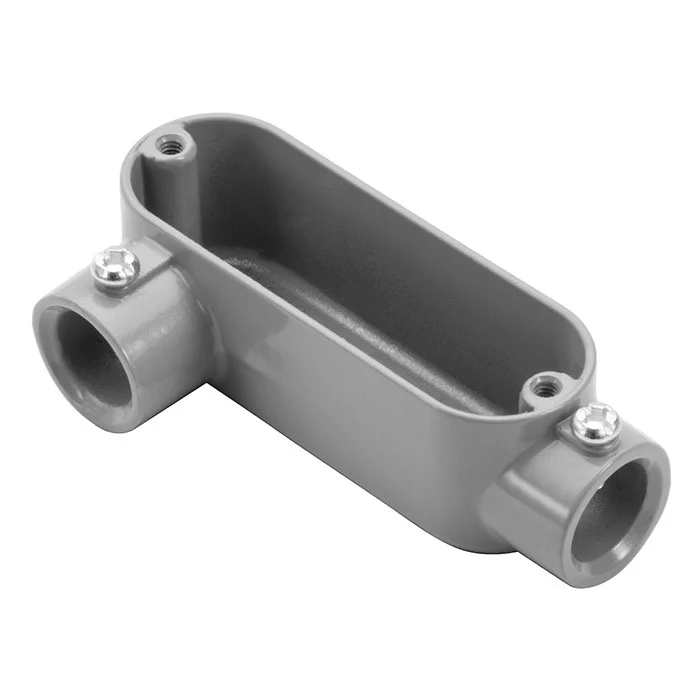 Garvin Industries 1-1/2" EMT Set Screw LR Type Conduit Body, Suitable for Concrete