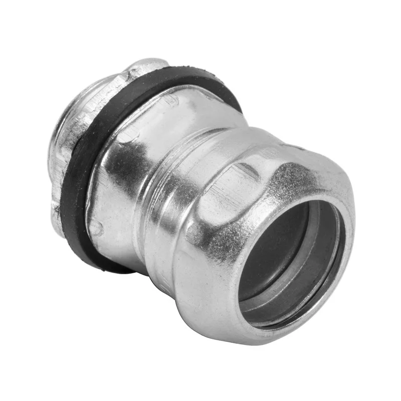 Garvin Industries 3" Raintight Steel Compression Connector, Steel Locknut & Gasket - view 2
