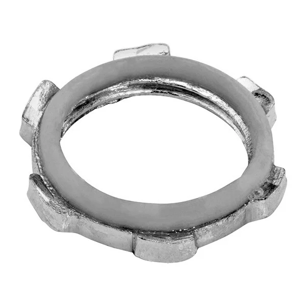 Garvin Industries 3" Sealing Locknut, Steel, Zinc Plated, PVC Gasket