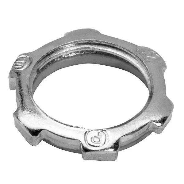 Garvin Industries 3" Sealing Locknut, Steel, Zinc Plated, PVC Gasket - view 2