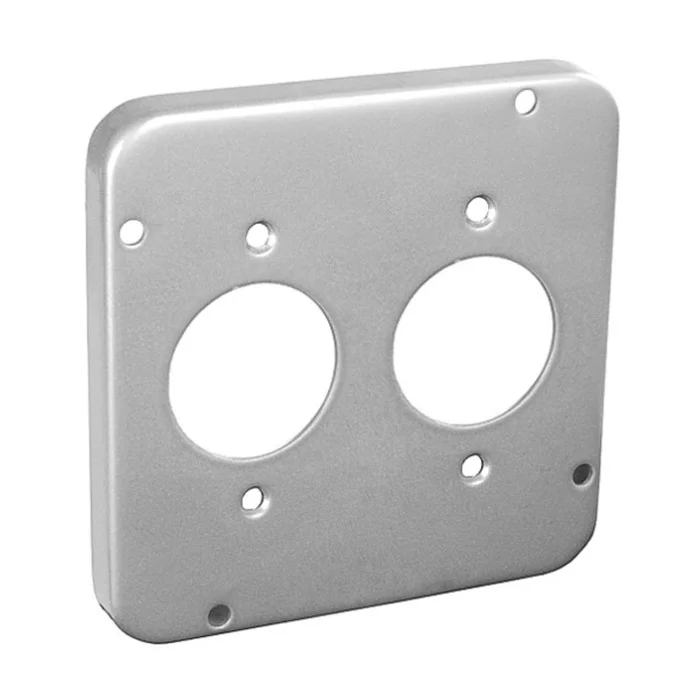 Garvin Industries 4-11/16" Square Industrial Surface Cover, 1/2" Raised, 1.62" Dia.