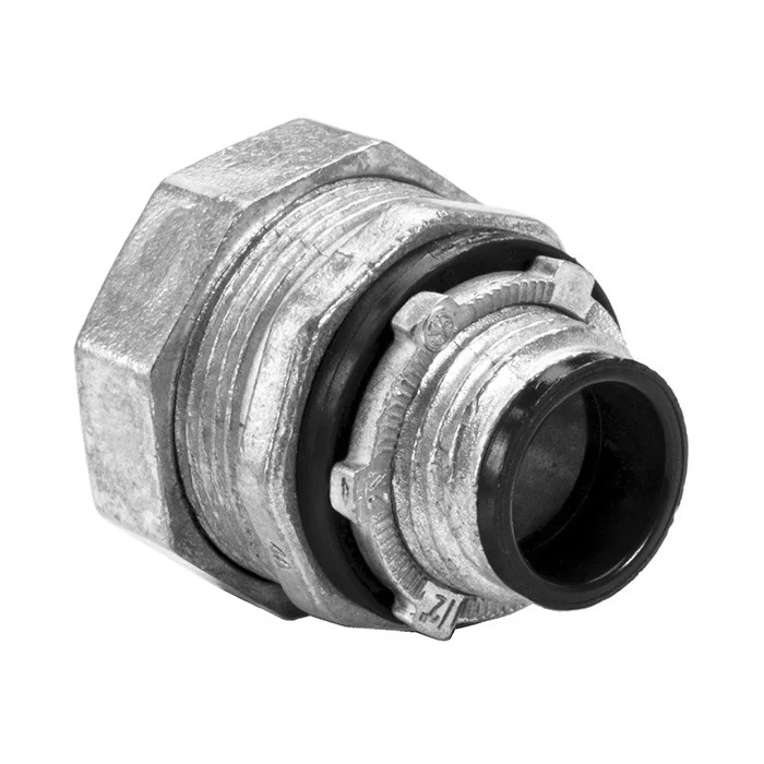 Garvin Industries 473I, 1 Inch Straight Liquidtight Connector, Insulated Throat, Zinc Die Cast