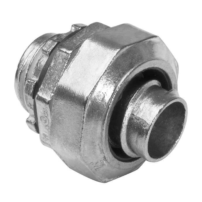 Garvin Industries 476, 2 Inch Straight Liquidtight Connector, Zinc Die Cast, cULus Listed