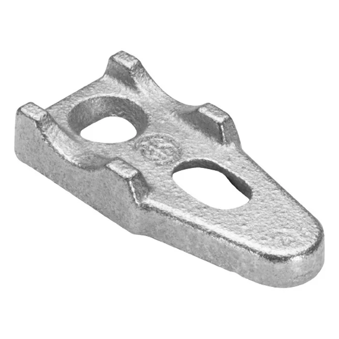 Garvin Industries 487, 2-1/2" Clamp Back, Malleable Iron, Zinc Plated