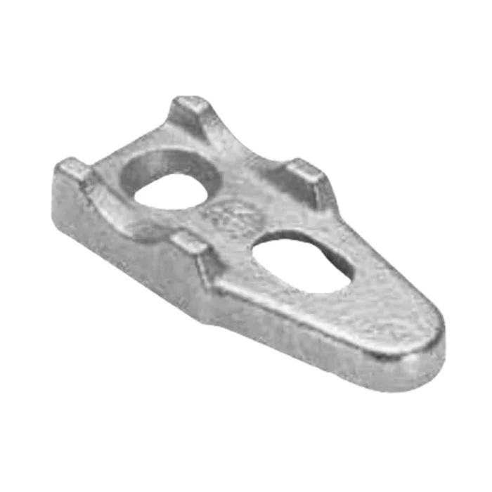 Garvin Industries 489B, 5" Clamp Back, Malleable Iron, Zinc Plated